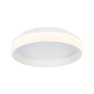 Luminosa Lighting Luminosa Martis Flush Ceiling Light White 3000/4000/6500KRemote ControlDimmable. from B&Q