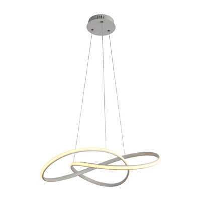 Luminosa Lighting Luminosa Consa Led Pendant Ceiling Light White 3000/4000/6000K from B&Q
