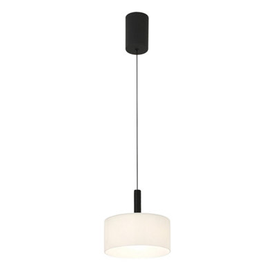 Luminosa Lighting Luminosa Austis Dome Pendant Ceiling Light Black 3000/4000/6000K from B&Q