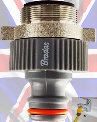  - 24mm Kitchen Tap AdapterFits Threaded Taps To 3/4" Garden Hose Connector
