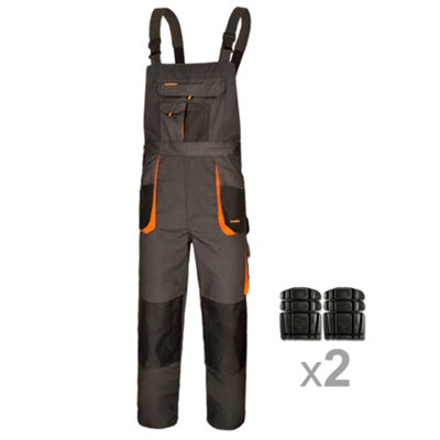 Artmas Classic Bib Brace Overalls For Men Size Uk42 Durable With Kneepads from B&Q