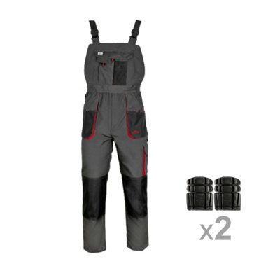 Artmas Classic Bib Brace Overalls For Men Size Uk46 Durable With Kneepads from B&Q