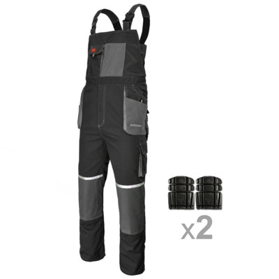 Artmas Euroclassic Work Overalls Size Uk36 With Knee Pads Cordura Hi-Vis Trim from B&Q