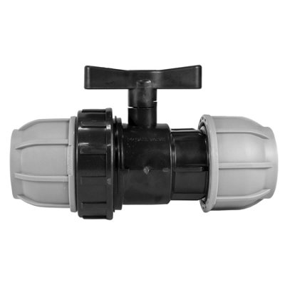 Mdpe Compression Flow Control Valve 32mm Water Supply & Irrigation from B&Q