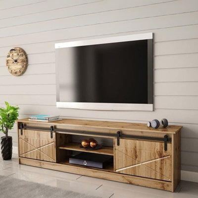 Granero Tv Cabinet Modern Living Room Entertainment Unit With Storage Wotan Design from B&Q
