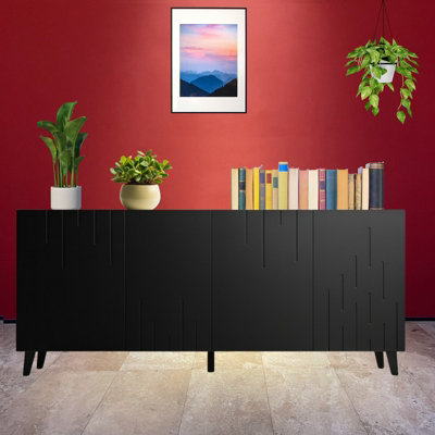 Bari M Chest Of Drawers For Modern Interiors Black from B&Q