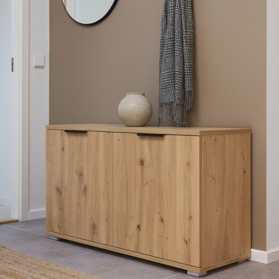 Clif St 100 Modular Hallway System Storage Cabinet Artisan Oak from B&Q