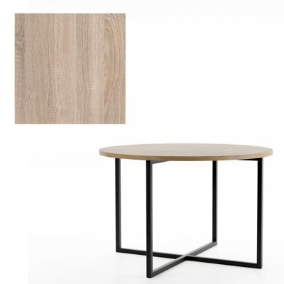  - Tollnes Round Coffee Table Oak Sonoma