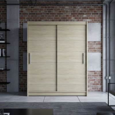 Galeria Wardrobe With Sliding Doors 150Cm Sonoma Oak from B&Q