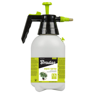  - Aqua Spray 1.5L Manual Hand Sprayer With Transparent Tank And Adjustable NozzleTrigger HandleLightweight Handheld