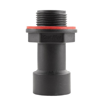 3/4" Bsp Male To Female Water Butt Extension Connector 50mm For Rain Barrels And Tanks from B&Q