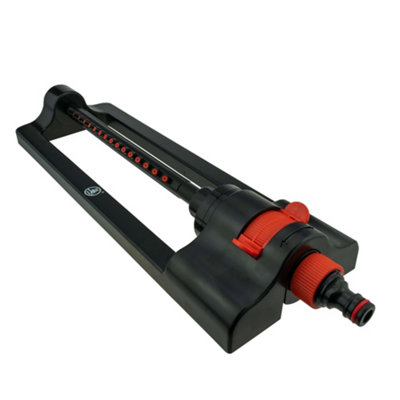 Cost Wise Oscillating Bar Sprinkler Black/orange Finish With Quick Click-Lock Hose Connection And Built-In Cleaning Needle from B&Q