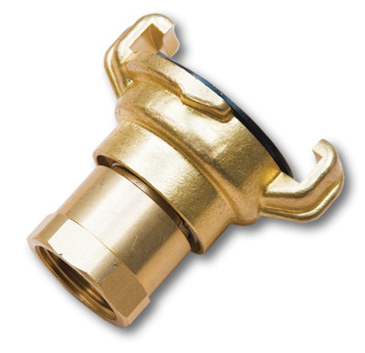 1" Bsp Female Brass Swivel Geka Claw Hose Adapter For 25mm HosesTool-Free Twist-To-Lock Connection from B&Q