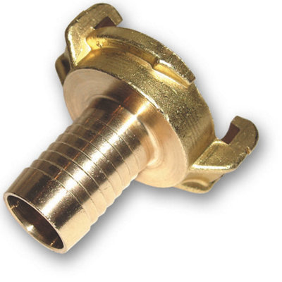  - 1/2In Brass Geka Claw Hose Adapter With 1/2In Hose Barb Outlet