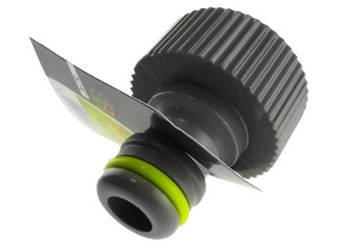 Lime 1/2-Inch Bspf Female Garden Tap Connector With Click-Lock Quick Connect Outlet from B&Q