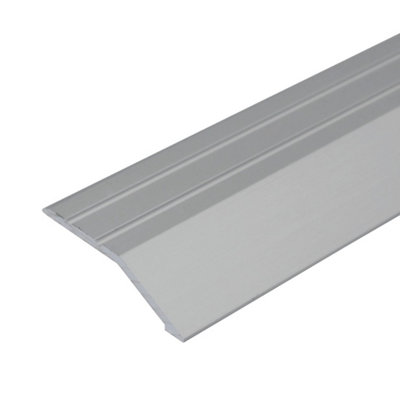 A11 900mm X 40mm 2mm Anodised Aluminium Door Threshold Ramp ProfileSilver0.9M from B&Q