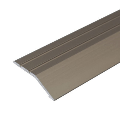 A11 900mm X 40mm 2mm Anodised Aluminium Door Threshold Ramp ProfileChampagne0.9M from B&Q