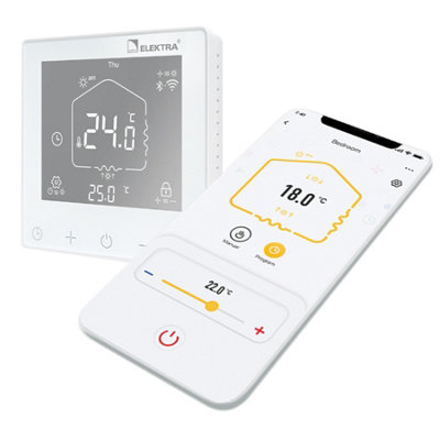Elektra Elr30W Wifi Programmable ThermostatWhite from B&Q