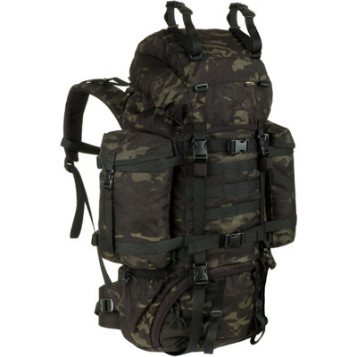 B&Q -  Reindeer 75L Rucksack Multicam Black