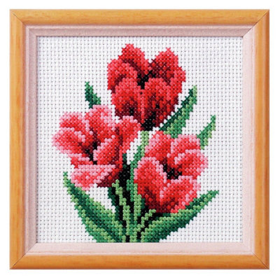 Groves Of Thames Xstitch Kit Tulip - Cross Stitch Kit: Tulip - Orchidea