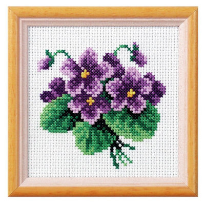 B&Q -  Xstitch Kit ViolaCross Stitch Kit: ViolaOrchidea