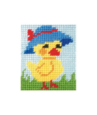 Groves Of Thames Needlepoint Kit: My First Embroidery: Mother Duck Size 4.5