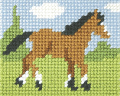 B&Q -  Emb Kit FoalNeedlepoint Kit: My First Embroidery: FoalOrchidea