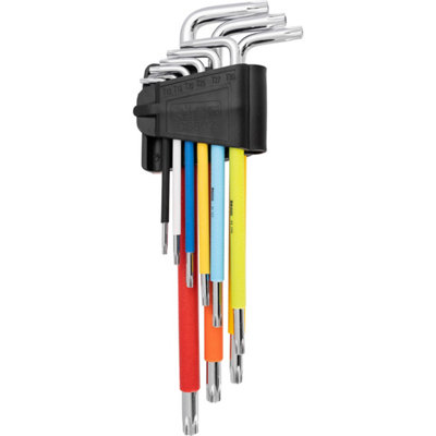 Richmann C6602Torx Tamperproof Security Long Arms Allen Key Set 9PcsS2 Steel from B&Q