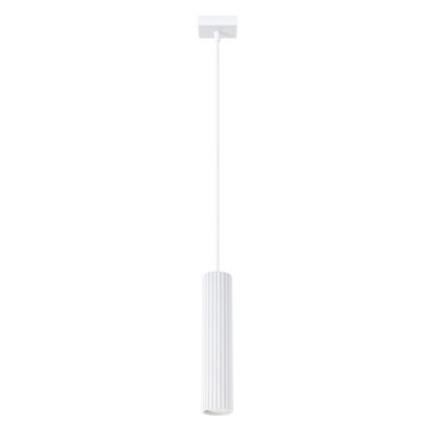 B&Q -  Luminosa Karbon Minimalist Pendant Lamp White