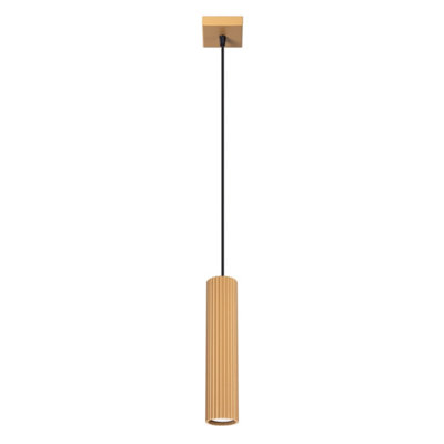 B&Q -  Luminosa Karbon Minimalist Pendant Lamp Gold