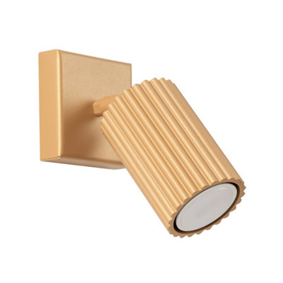 B&Q -  Luminosa Karbon Minimalist Single Wall Spotlight Gold