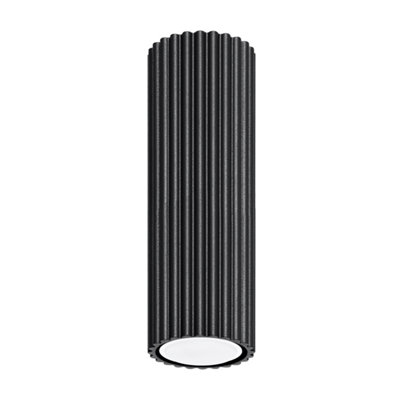 B&Q -  Luminosa Karbon Minimalist Surface Mounted Ceiling Lamp 20 Black