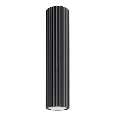 B&Q -  Luminosa Karbon Minimalist Surface Mounted Ceiling Lamp 30 Black