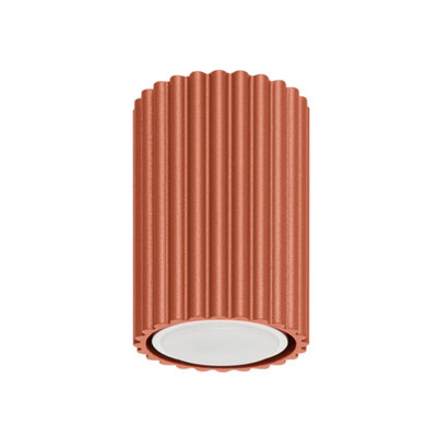 Sollux Lighting Ceiling Lamp Karbon 10 Red Ochre - Red Ochre - Image 2