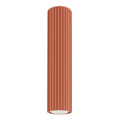 B&Q -  Luminosa Karbon Minimalist Surface Mounted Ceiling Lamp 30 Red Ochre