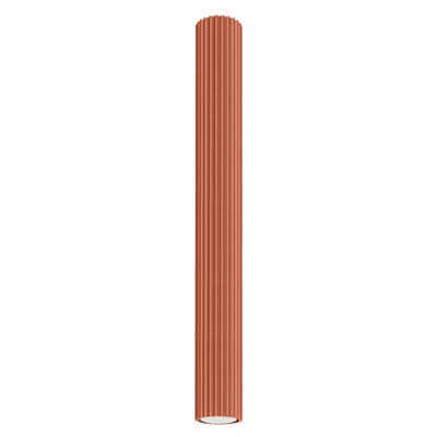 B&Q -  Luminosa Karbon Minimalist Surface Mounted Ceiling Lamp 60 Red Ochre