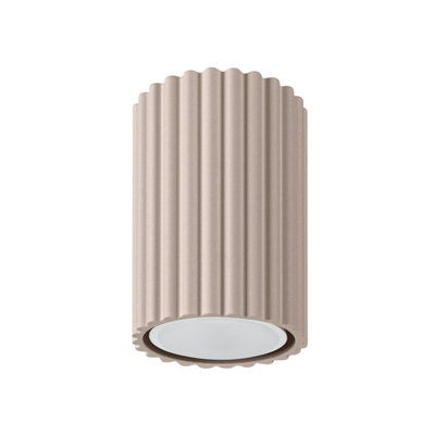 Sollux Lighting Ceiling Lamp Karbon 10 Taupe - Taupe - Image 2