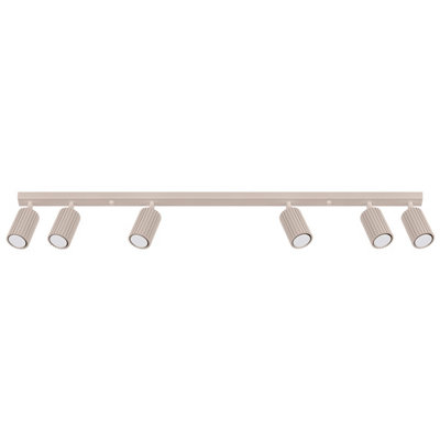 Sollux Lighting Ceiling Lamp Karbon 6L Taupe - Taupe - Image 2