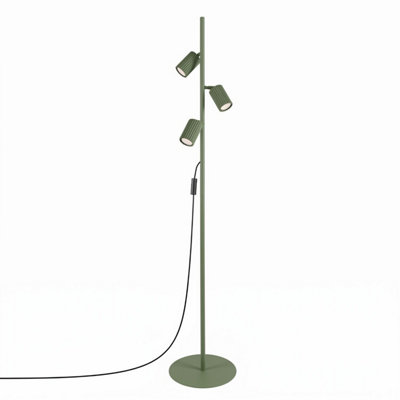 Sollux Lighting Floor Lamp Karbon 3 Olive Green - Image 2