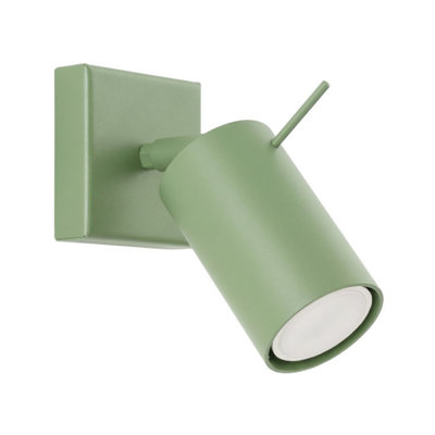 B&Q -  Luminosa Ring Single Spotlight Sage 1X Gu10