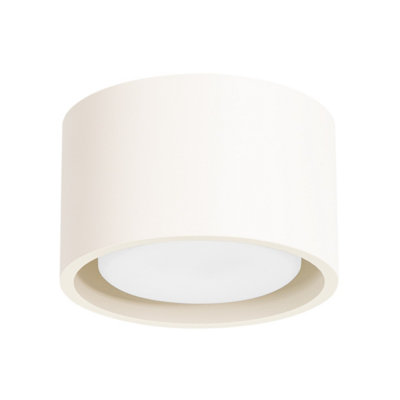 B&Q -  Luminosa Modo Surface Mounted Downlight Beige 1X Gx53