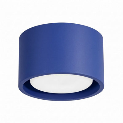 B&Q -  Luminosa Modo Surface Mounted Downlight Ultramarine 1X Gx53