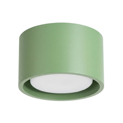 B&Q -  Luminosa Modo Surface Mounted Downlight Sage 1X Gx53