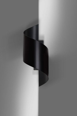 Emibig Lighting Emibig Spiner Wall Lamp 1 X G9 Black from B&Q