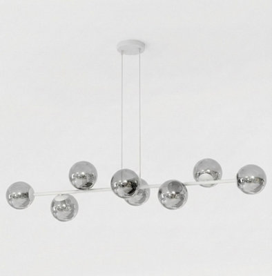 Emibig Lighting Emibig Magnus Pendant Lamp 8 X E14 Grey / Graphite