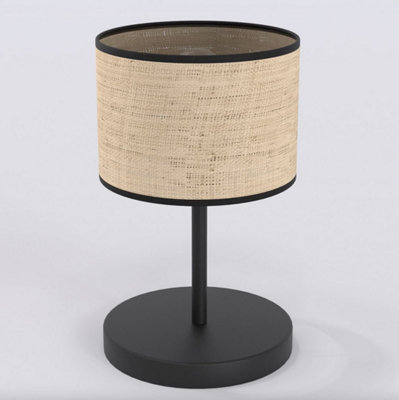 Emibig Lighting Emibig Eco Table Lamp 1 X E27 Black / Rattan