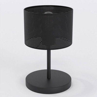 Emibig Lighting Emibig Lux Table Lamp 1 X E27 Black from B&Q
