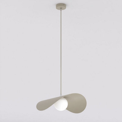 Emibig Lighting Emibig Ritual Lge Pendant Lamp 1 X G9 Beige