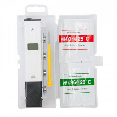 Bradas Electronic 0-14Ph Range Meter Set Handy Water Acidity Gauge Test Device from B&Q