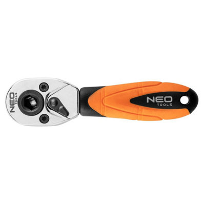 B&Q -  Ratchet Handle Socket And Bit Holder 1/4" DriveReversible 72 Ratchet ( 08-501)